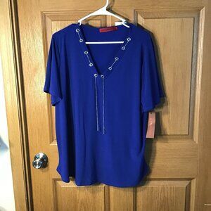 Love Scarlett Blue Blouse